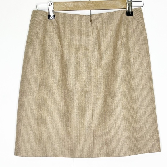 Piazza Sempione Tan Pencil Skirt - Picture 2 of 5